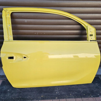 Drzwi przód przednie prawe zółte Z40Q Opel Adam