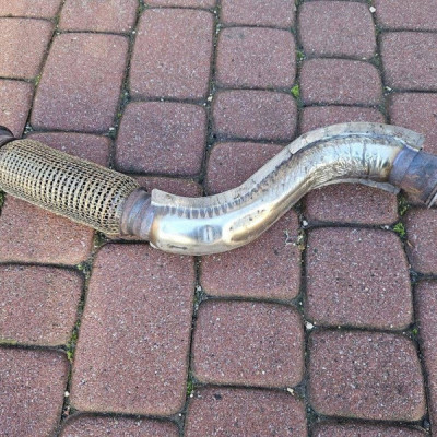 Rura wydechowa tłumik kolanko elastyczna Opel Grandland X